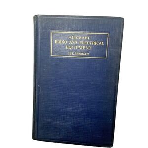 Electrical & Wireless Equipment of Aircraft 1940 WWII Era Illus Engineering Book